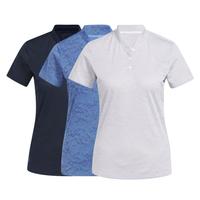 W Jacquard Short Sleeve Polo Shirt