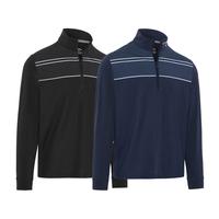 M Blocked Printed Chev Textured Pullover