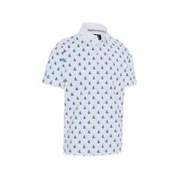 M Sailboat Sunset Geo Polo