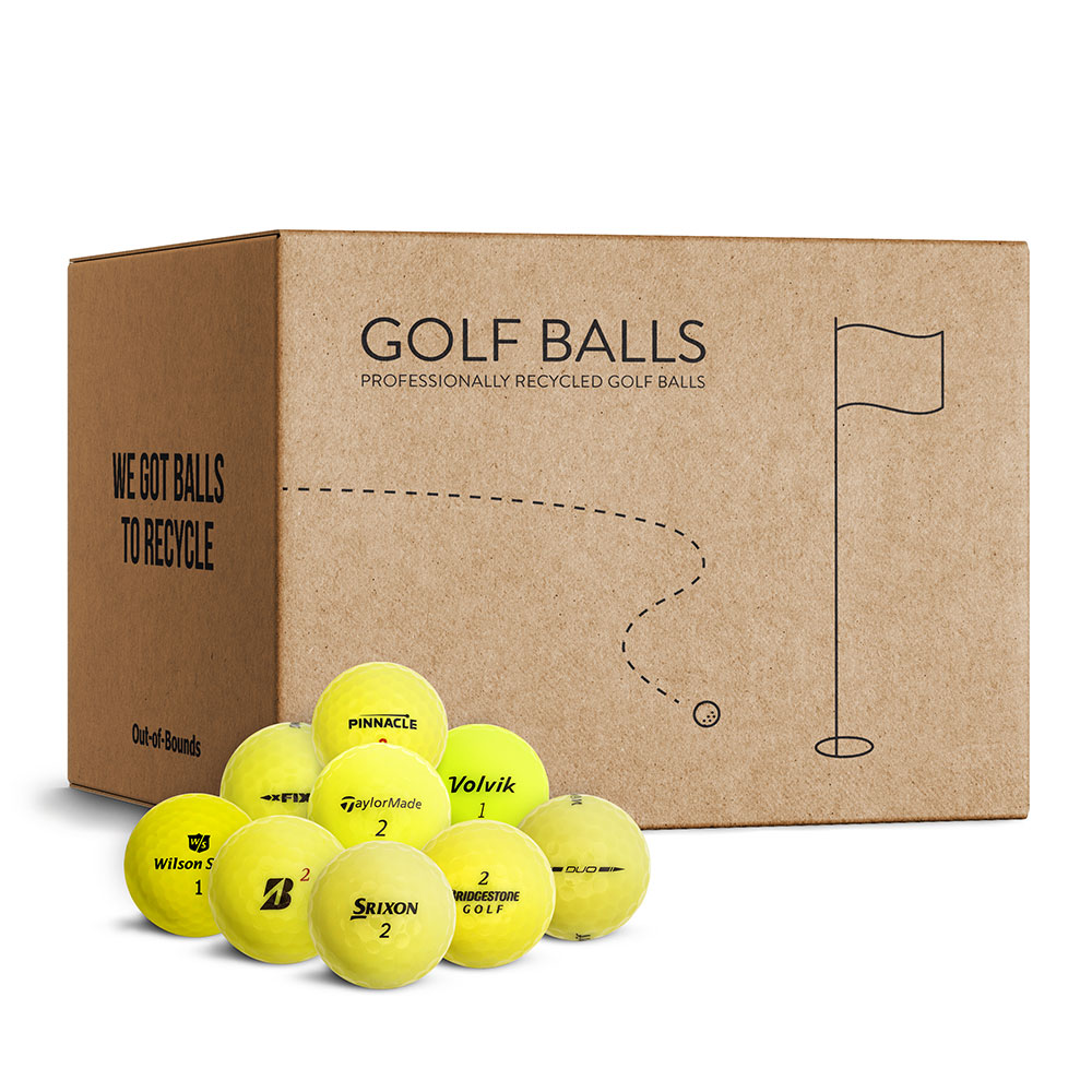 Gelbe Golfbälle Mix