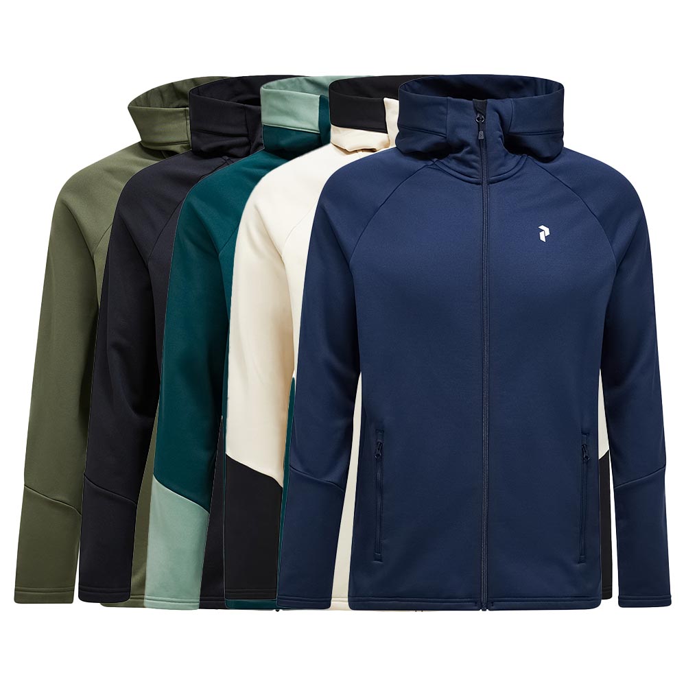 Peak Performance M Rider Essentials Midlayer Zip Hood 0