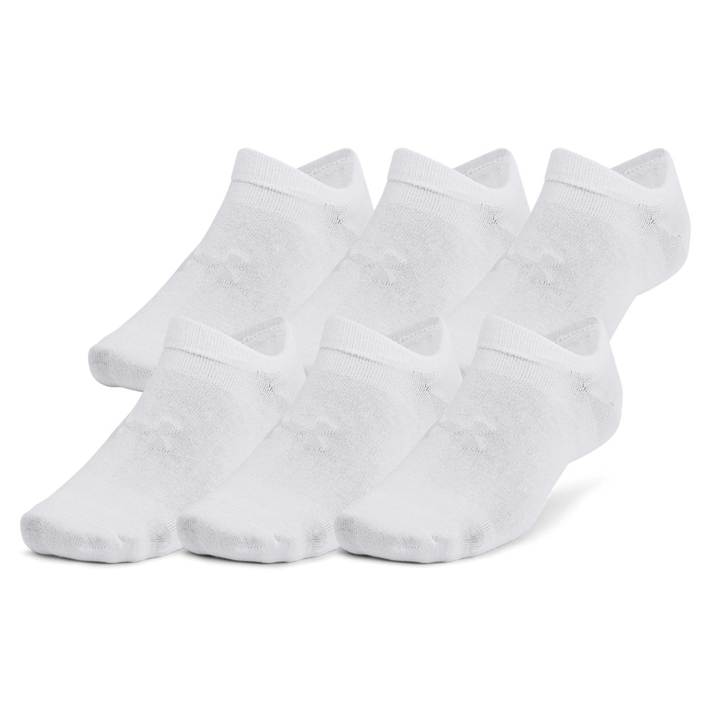 Under Armour Essential 6-Pack No-Show Socks 0